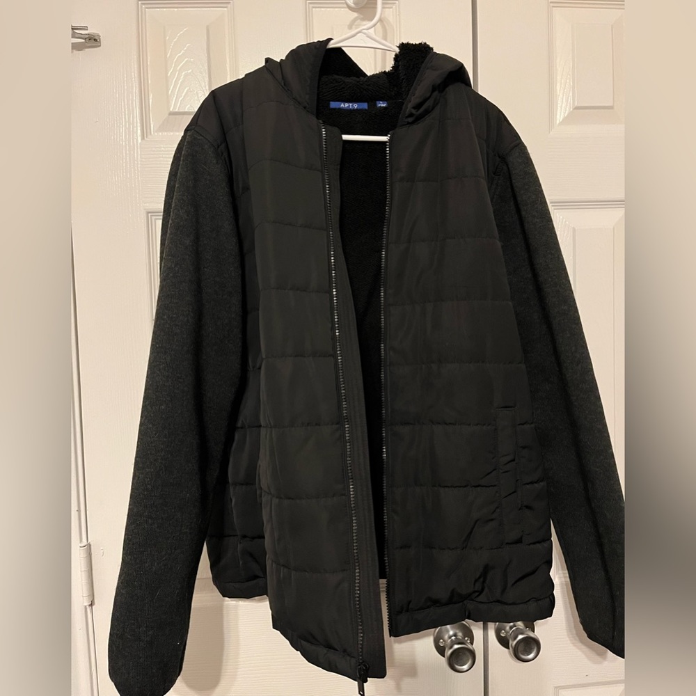 Apt 9 fleece lined jacket, Men’s Large